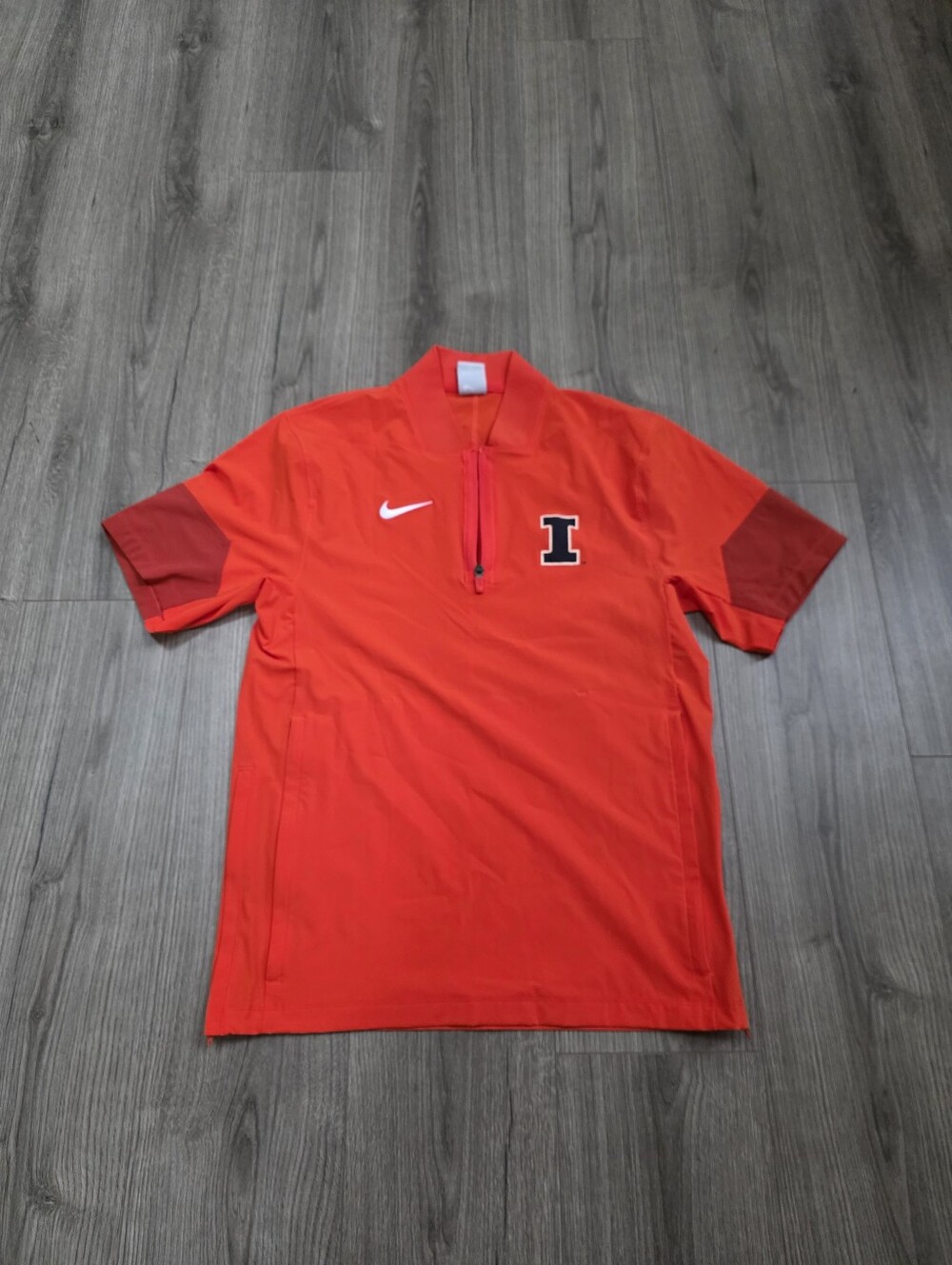 Nike Illinois Coaches 1/4 Zip Up Shirt Mens Small